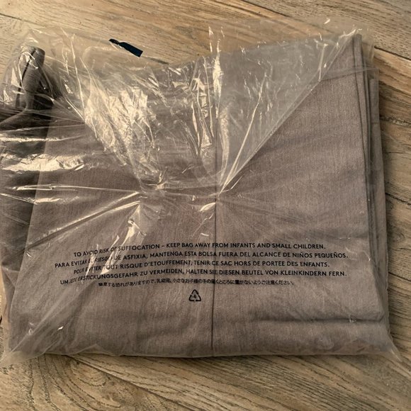 NWT LANDS' END NO IRON TWILL TAILORED PLAIN FRONT PANTS PEWTER HEATHER 34 & 37 - Picture 10 of 15